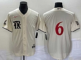 Men's Texas Rangers #6 Josh Jung Cream 2023 City Connect Flex Base Stitched Jersey,baseball caps,new era cap wholesale,wholesale hats